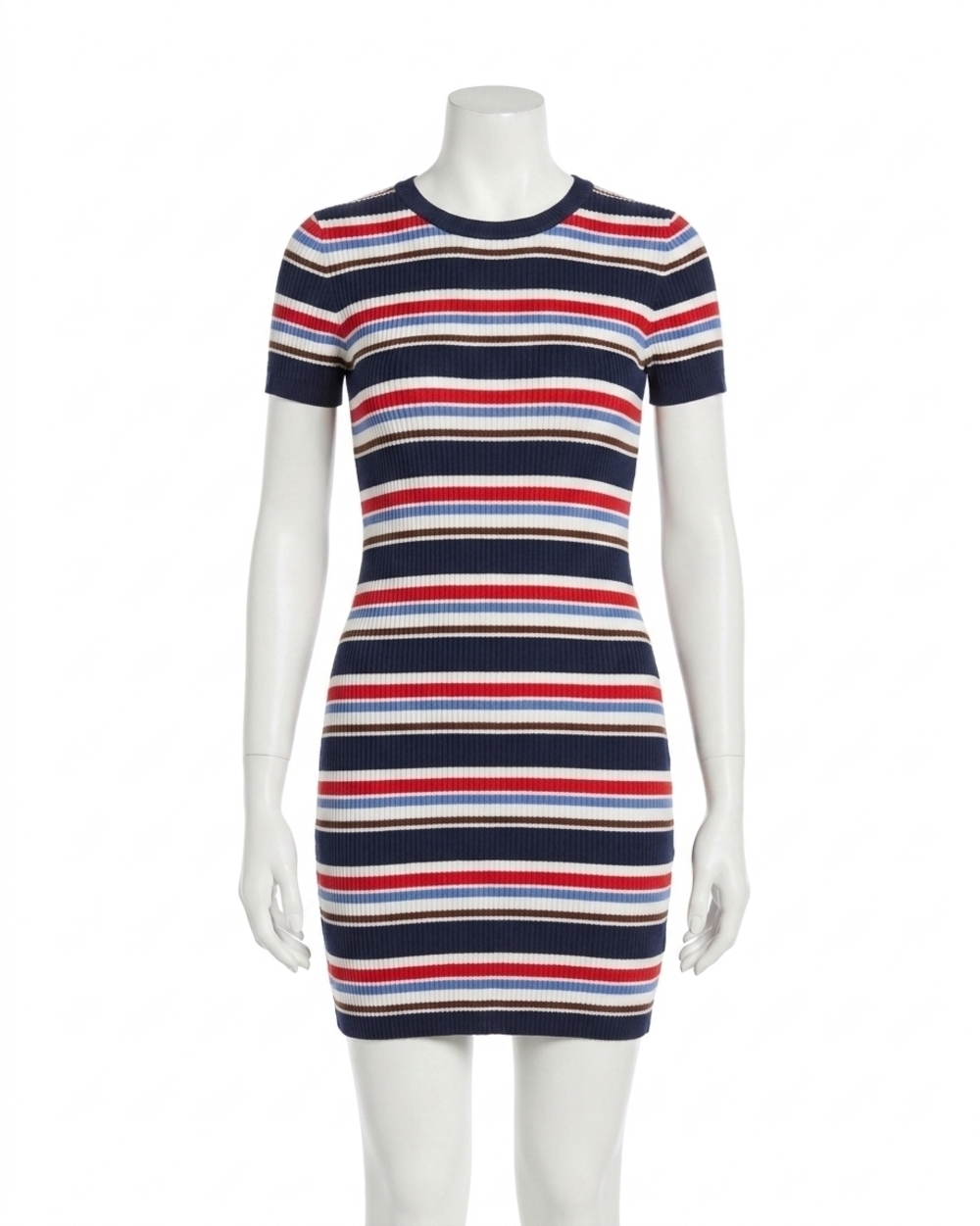 NEW BELLA DAHL short sleeve tee dress in seaside stripe